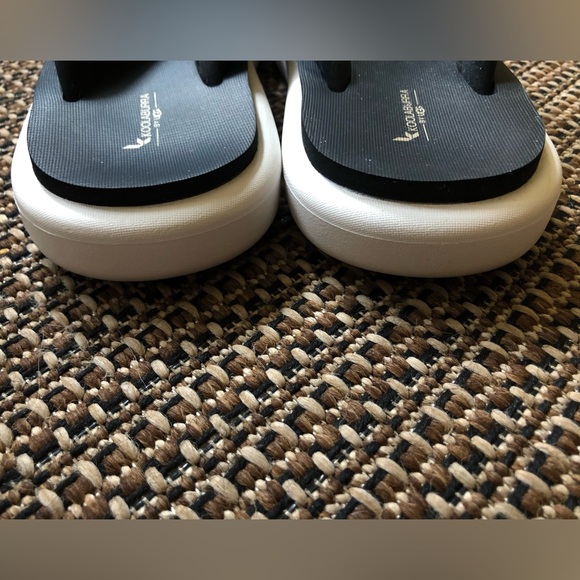 🖤Koolaburra by UGG Lightweight Toe Thong Alane Black Flip-Flop Sandals - Picture 9 of 11